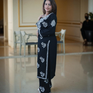 Rayon Chikankari Kurta Set