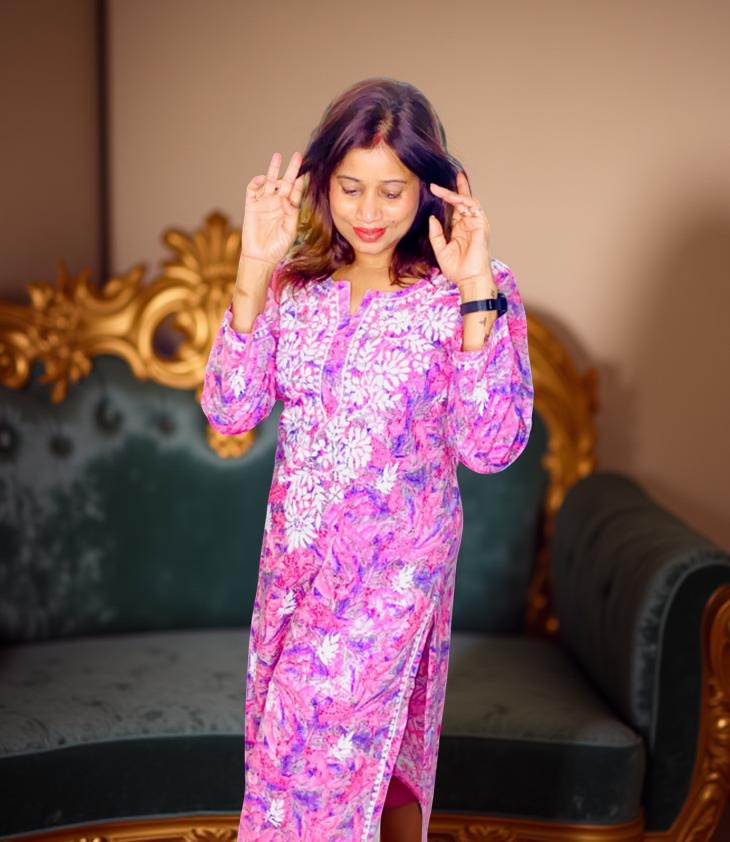 Mul Print Kurti