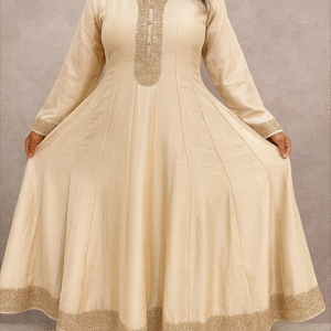 White Anarkali